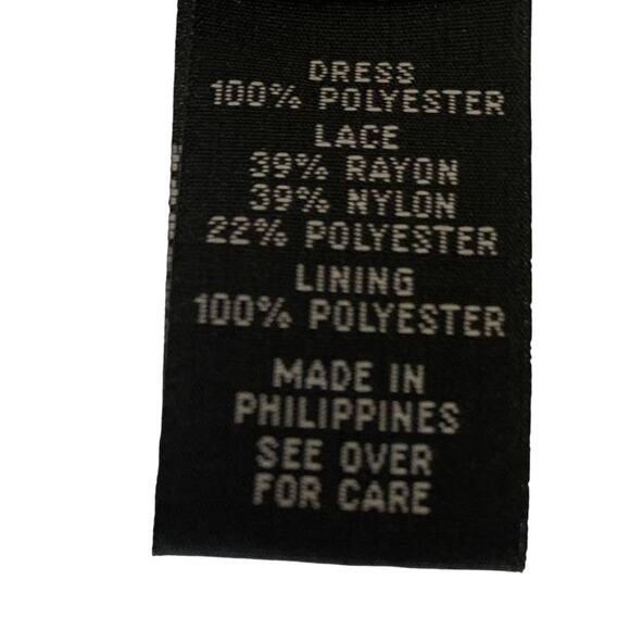 A. BAYER Black Knee Length Straight Line Dress with lining Size Medium - Picture 4 of 5